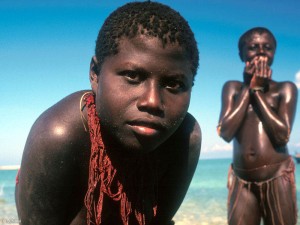 Andaman Islanders (a tiny, remote island off the coast of India – very interesting to note that these people look nothing like Indians)